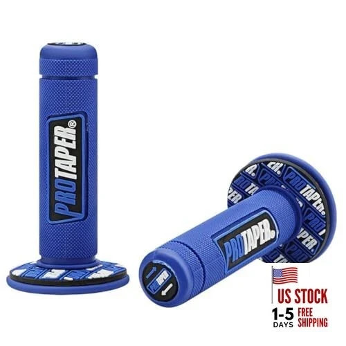 '7/8'' Motorcross Handle Grips Dirt Bike 22mm 24mm Truster Grips Pro taper Blue