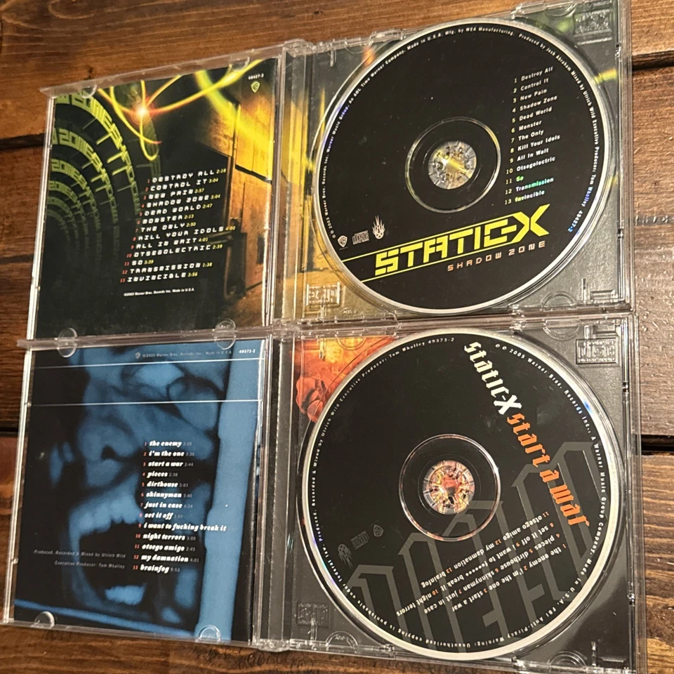 STATIC-X • Shadow Zone | Start Of War - HARD TO FIND! Lot of 2 Foto 2 de 4