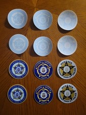 Law Enforcement Vinyl Decals - 6 Inside / 6 Outside Lot