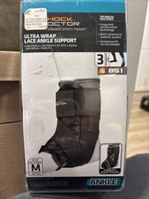 Shock Doctor Ultra Wrap Lace Ankle Support Brace - Black