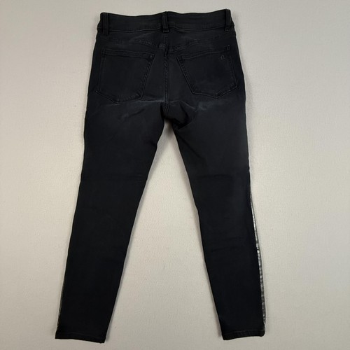 DL1961 Jeans Damen 28 Florence Cropped Instasculpt Skinny Metallic Streifen Otis - Bild 10 von 18