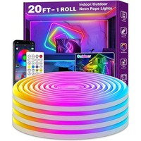 Neon LED Strip 6 M RGB Bluetooth App Fernbedienung Musik Sync Flexibel KüRzbar