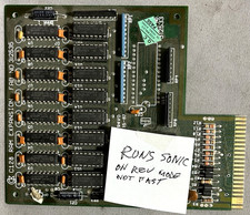 1750 RAM Expansion Board Commodore 128 Cartridge Port no case tested runs Sonic