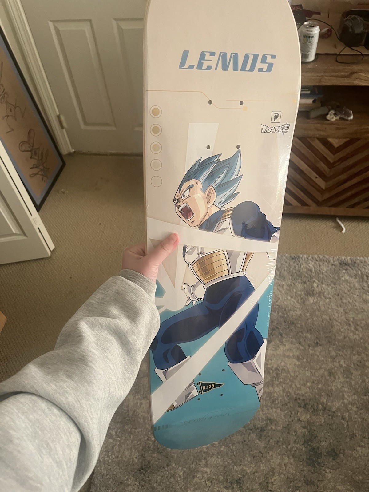 Primitive Skateboard Deck Vegeta SSG Dragon Ball Super Theme