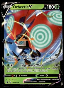 Pokemon TCG SWSH: Sword & Shield Promo Cards #SWSH078 Orbeetle V NM
