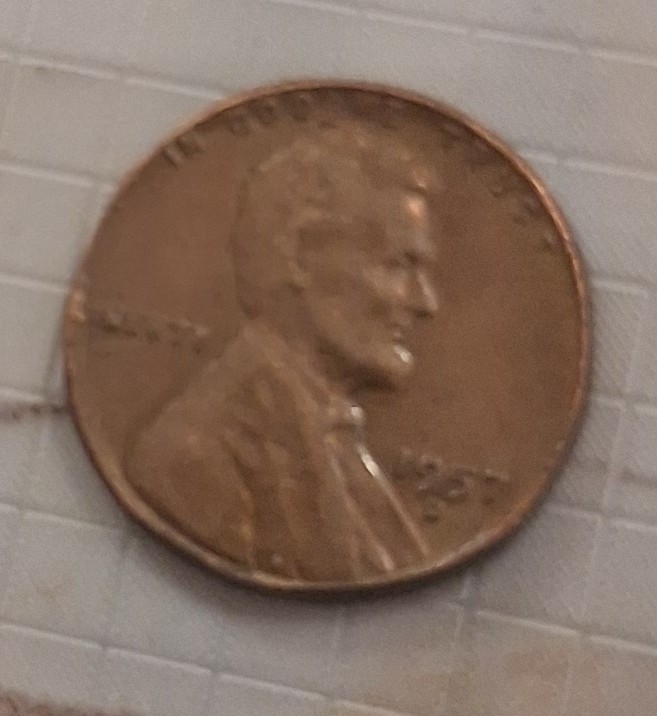 1957d Lincoln Memorial Small Cent No Mint Mark Philadelphia Copper BN KM#201