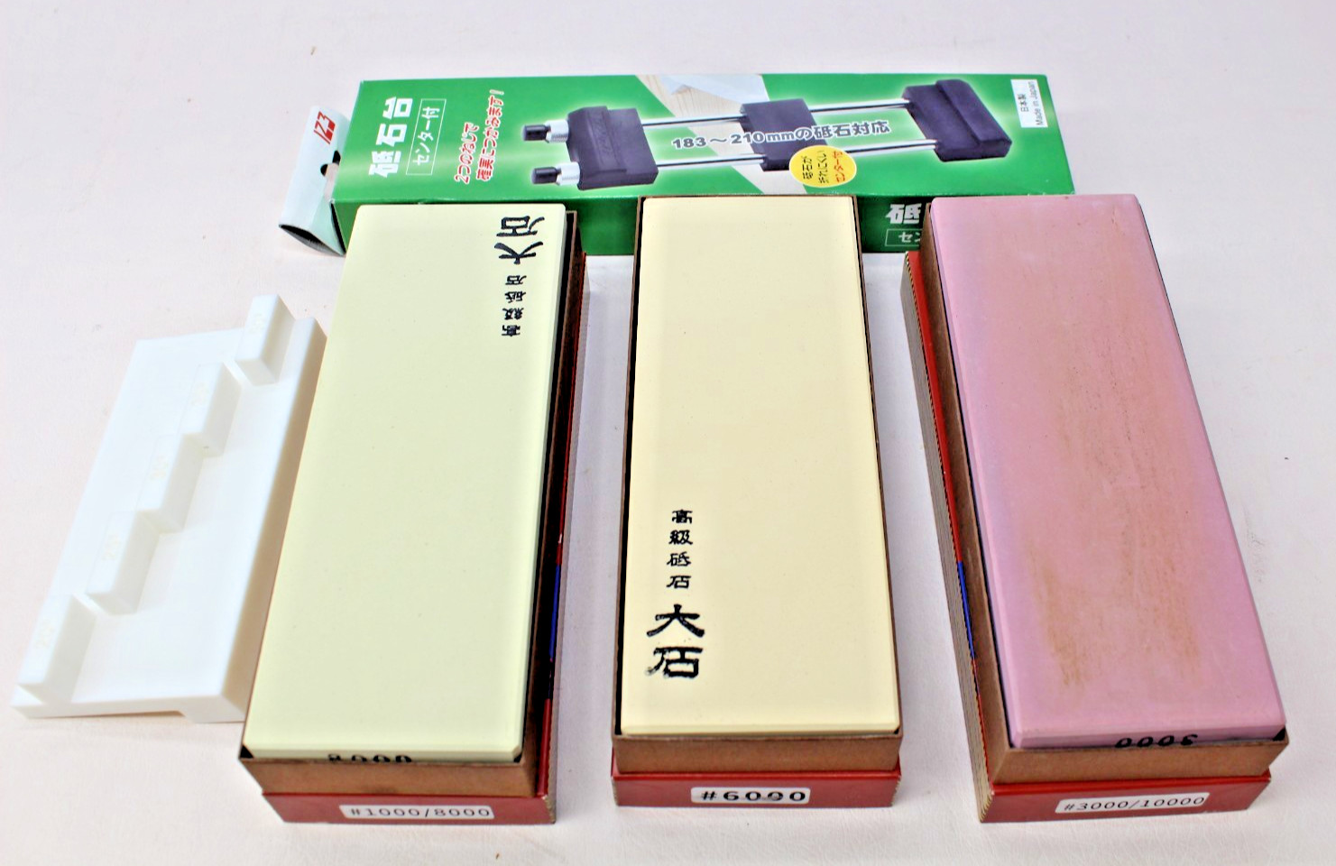 OHISHI Japanese Waterstone Sharpening Blocks 1000/8000 ~ 3000/10000 ~ 6000 Grit