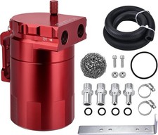 Evil Energy Oil Catch Can Universal Baffled Catch Can Kit With Nbr Fuel Hose... Evil Energy Oil Catch Can Universal Baffled Catch Can Kit With Nbr Fuel Hose...