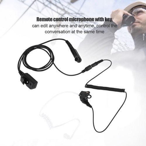 Zerama Walkie Talkie Air Acoustic Tube Earpiece Headset For HYT Hytera PD600 FY - Zdjęcie 3 z 9