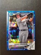 Andrew Vaughn 2021 Bowman Chrome Sapphire #BCP-88 Prospect Brewers RC
