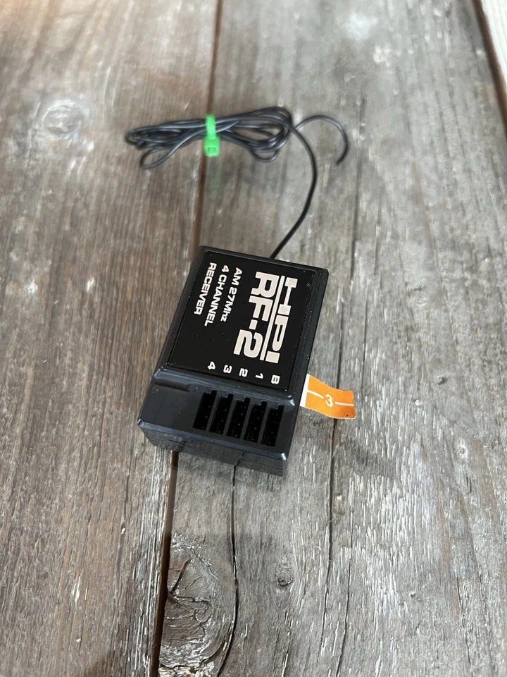 Hpi Rf-2 Am27Mhz Receiver 4 Channels 04083 With #3 Orange Crystals - Image 4 of 4