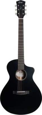 Cort CORE-MC Ovangkol Acoustic-Electric Guitar w/Gig-bag. Black Top Semi Gloss