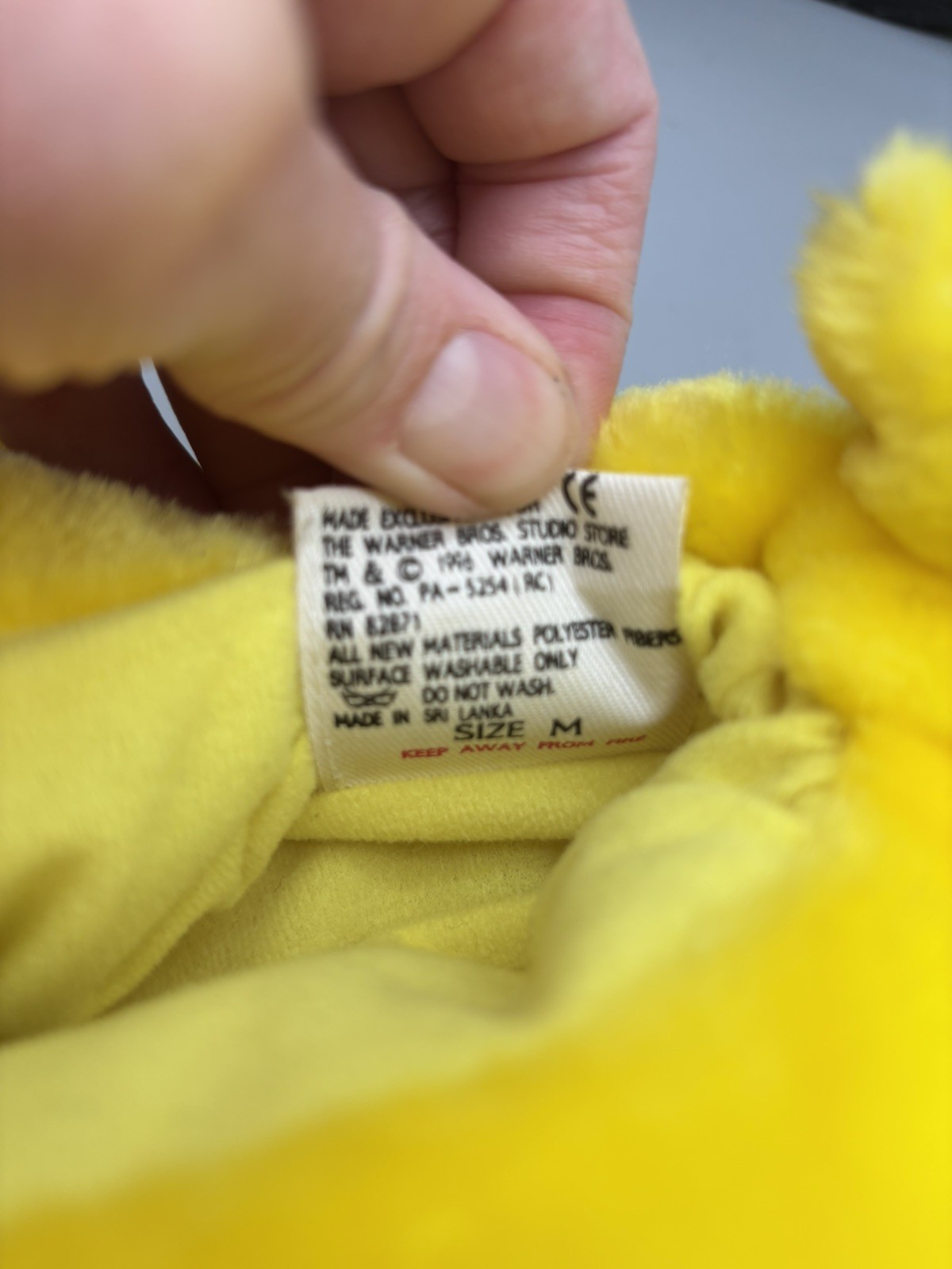 PANTOFOLA D’ORO Pantofole vintage Tweety Bird Warner Bros Looney Tunes donna medie 1996 nuove con scatola