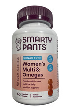 Smarty Pants Women's Multivitamin  Omegas - Orange - 60 gummies - Exp 12/26