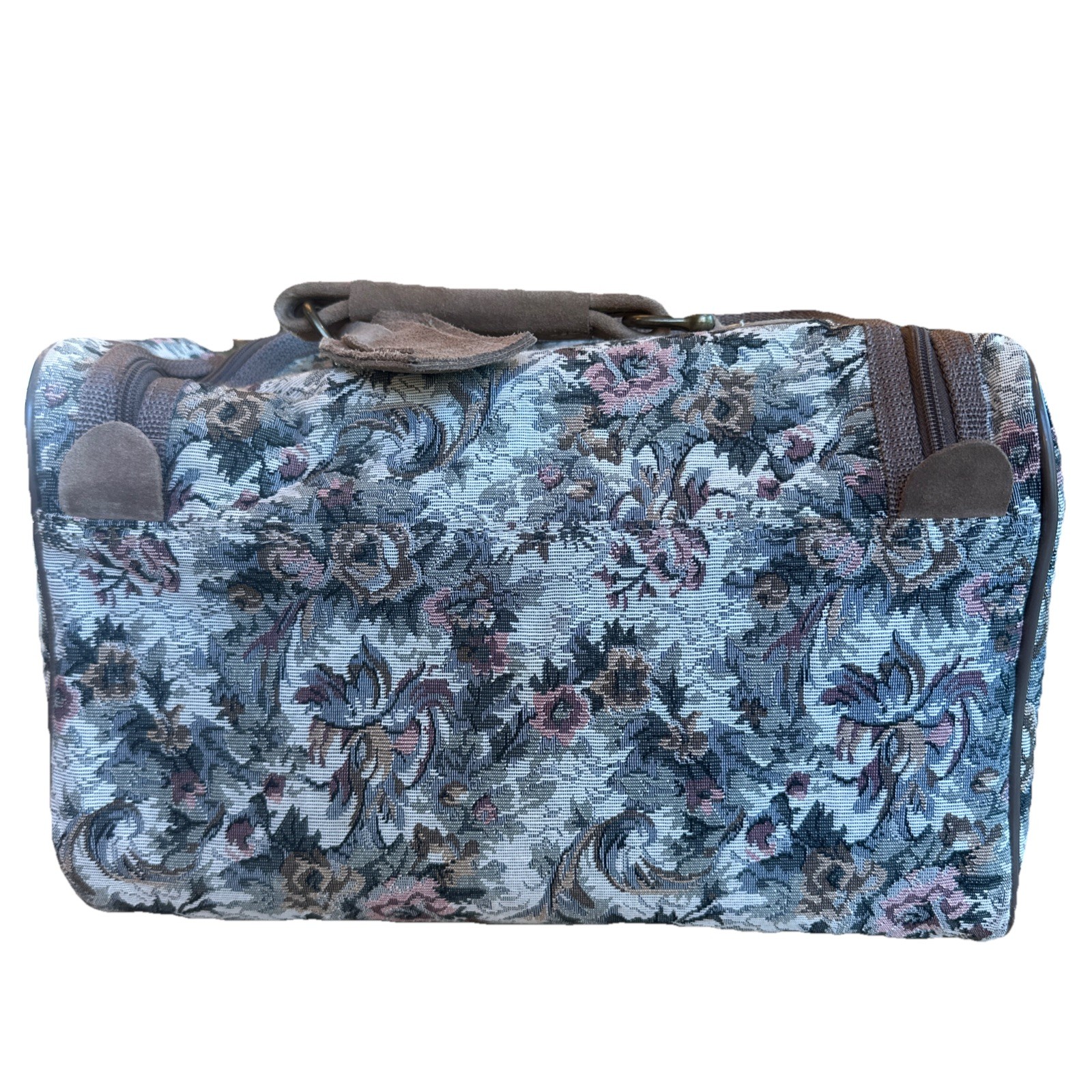 Vintage Ricardo Beverly Hills Tapestry Makeup Carry On Bag Shoulder Strap