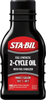 STA-BIL Full Synthetic 2-Cycle Oil with Fuel Stabilizer, 12-Month Protection