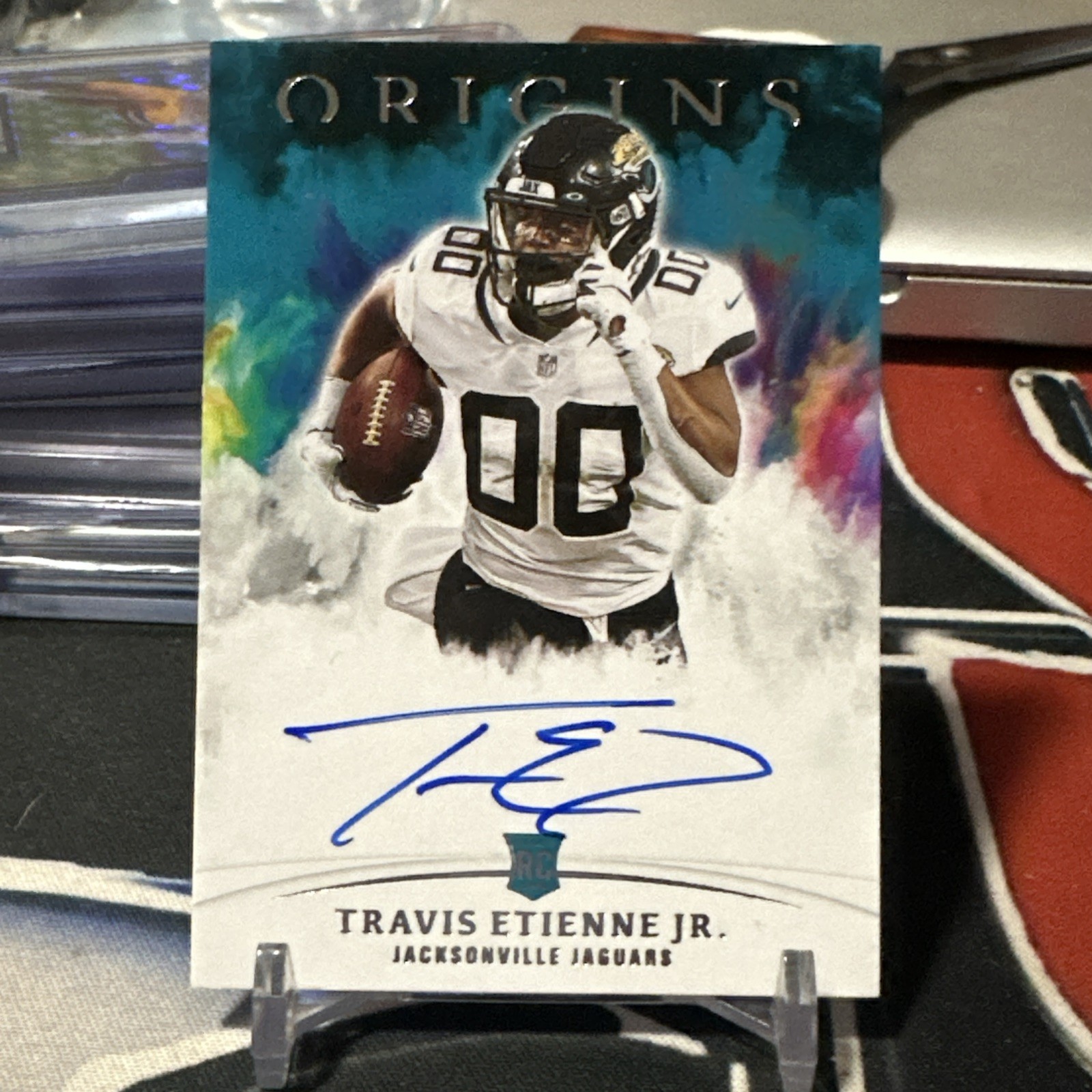 2021 Panini Origins Rookie Autographs Travis Etienne #RA-TE On Card Auto 🔥