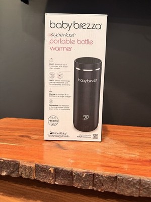 Baby Brezza SuperFast Portable Baby Bottle Warmer   67% Faster Heating NOB