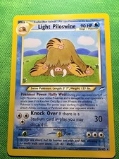 2002 POKEMON TCG NEO DESTINY 26/105 LIGHT PILOSWINE UNLIMITED NON-HOLO RARE NEAR on eBay