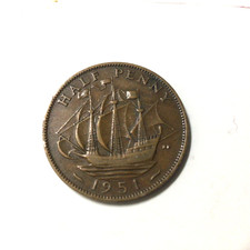 1951 Half Penny