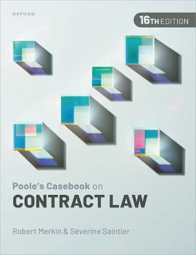 Poole's Casebook on Contract Law by Robert Merkin KC, Sverin... - 9780192885081 - Image 2