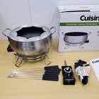 Cuisinart Cfo-3Ss 3-Quart Electric Fondue Pot Set Stainless Steel