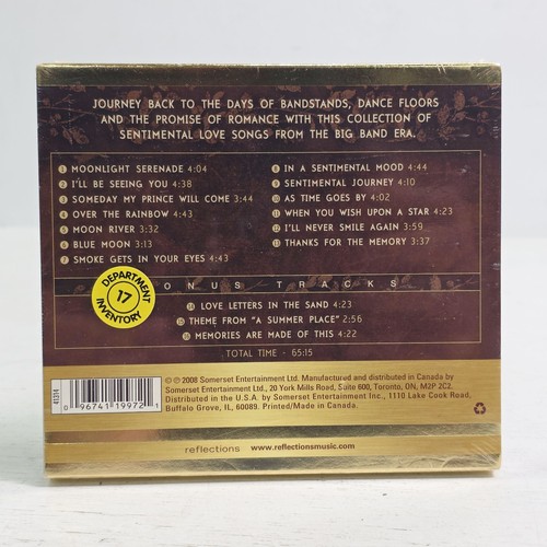 Big Band Love Songs - Swingfield Big Band (CD, 2008 Somerset Entertainment) New! - Picture 2 of 3