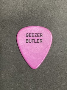 Geezer Butler Black Sabbath Single Sided Guitar Pick 