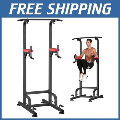 Multifunctional Dip Station for Home Gym - Adjustable Handle-