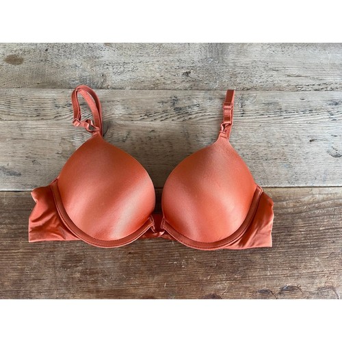 Victoria's Secret Gingerbread Brown 32C Bombshell Push Up Bra MAX PUSH - Picture 1 of 2