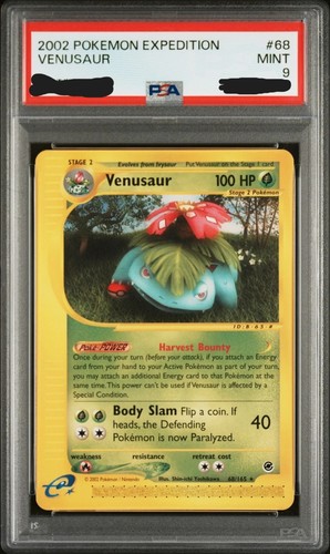 Venusaur 68/165 PSA 9 Mint Pokemon Expedition Base Set 2002 Pokemon