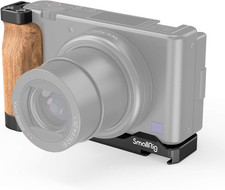 L-Shape Bracket Wooden Grip with Cold Shoe for Sony ZV1 Digital Camera - 2936