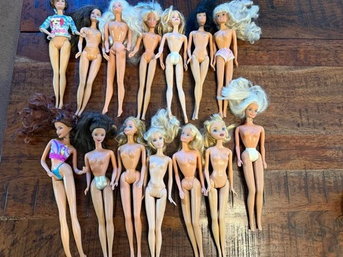 Lot of 14 Barbie Dolls Mixed Vintage Modern Bundle Mattel