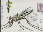 ITALY FDC MALARIA cds 1962 wHAND PAINTED ILLUST.SIGNED by  ARTIST CARLO CAPUCCI