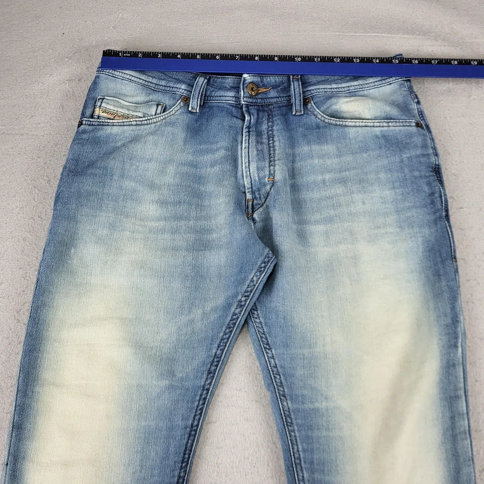 Jeans Diesel Para Hombre 30 Azul Lavado Claro TEPHAR JoggJeans Ajustados Cónicos Foto 4 de 4