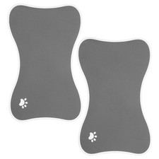 2pcs Pet Feeding Dog Bowl Mat Food Water Anti-Slip Placemat Floors Protecting