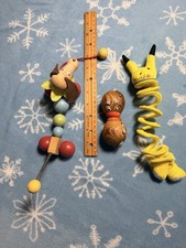 Vtg IKEA Wooden Toy Bundle: MULA Pull Toy, Wi...