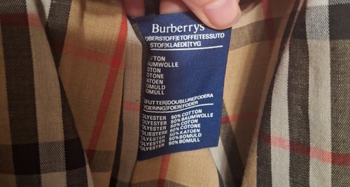 Burberrys England Vintage Full Zip Men's Bomber Style Jacket Preppy Old Money - Picture 5 of 13