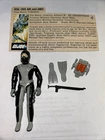 Vintage GI Joe - 1983 TORPEDO - HASBRO No Cracks File Card Tight SL