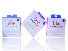 (3-Packs) Billie Razor 5-Blade Refills for Women, 4-Ct Smooth Shave Long-Lasting