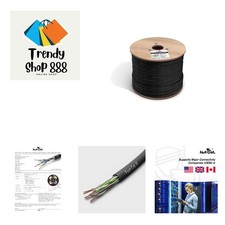 Cat6 Direct Burial Outdoor Ethernet Cable 1000ft - Waterproof Cat6 Cable with...