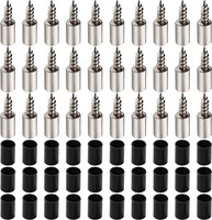 30 StüCke Ø7.5Mm RegalbodenträGer, Selbstschneidende RegalstüTzen, Selbstschneid