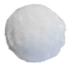 Jumbo Plush Bunny Tail Costume Accessory White 