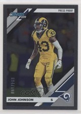 2019 Panini Donruss Press Proof Silver 94/100 John Johnson III #144 0q3