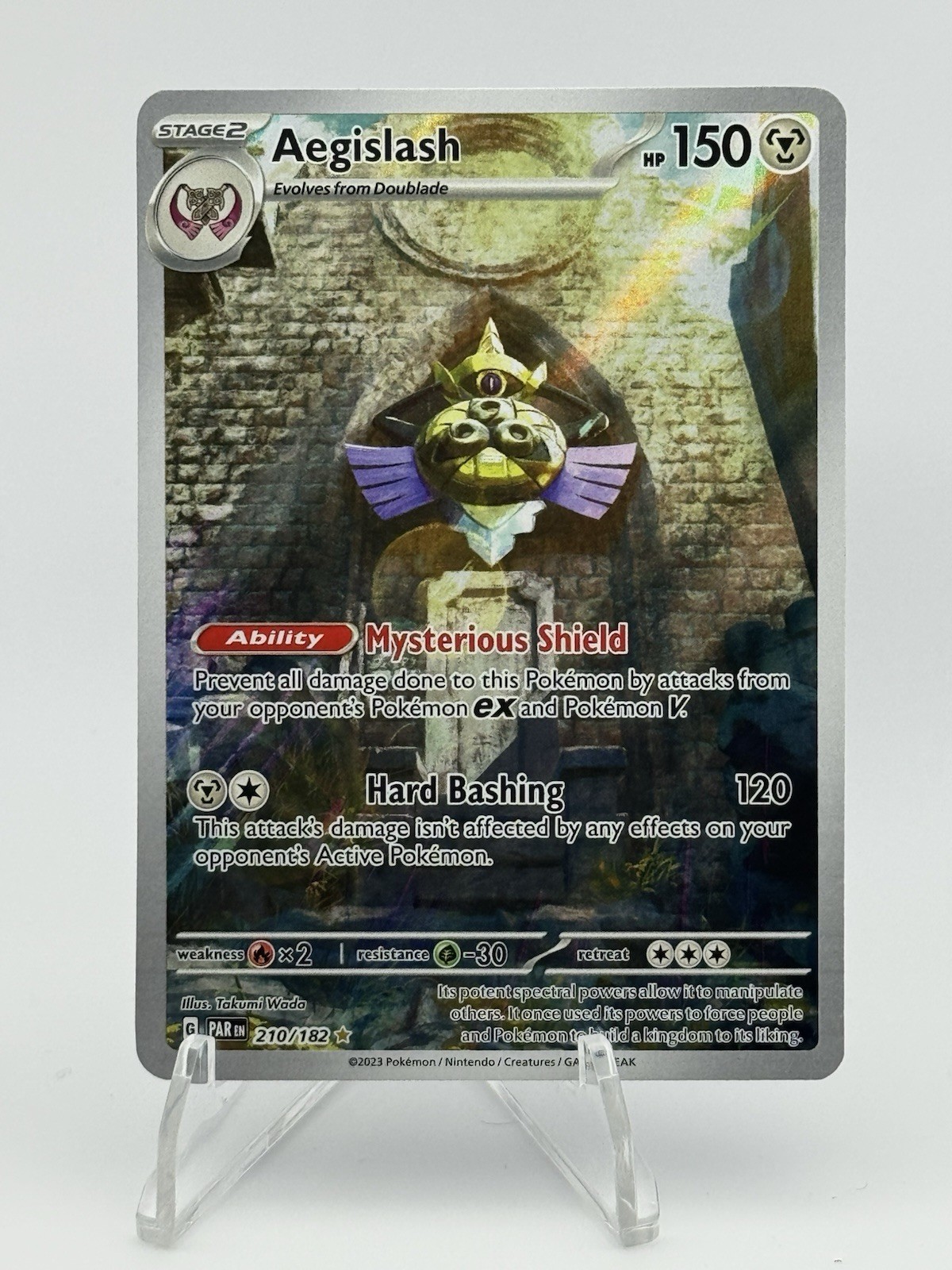 Aegislash 210/182 Paradox Rift Pokemon TCG Mint