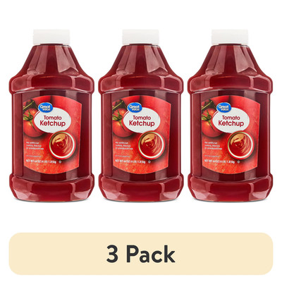 (3 pack) Great Value Tomato Ketchup, 64 oz..