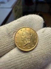 1849 No L $1 Gold Liberty Choice BU Detail Gold Dollar
