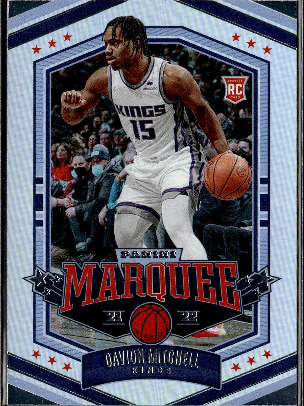 2021-22 Panini Chronicles Refractor Davion Mitchell #352 Rookie