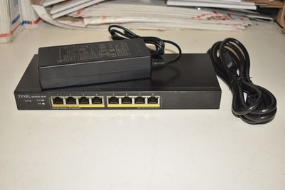 ZYXEL GS1900-8HP 8 PORT GIGABIT POE+ SMART MANAGED ETHERNET NETWORK SWITCH 77W