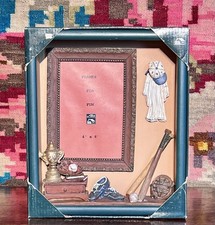 Vtg Alco Industries 3D Baseball Shadow Box Picture Frame 4x6 Sports Decor NOS